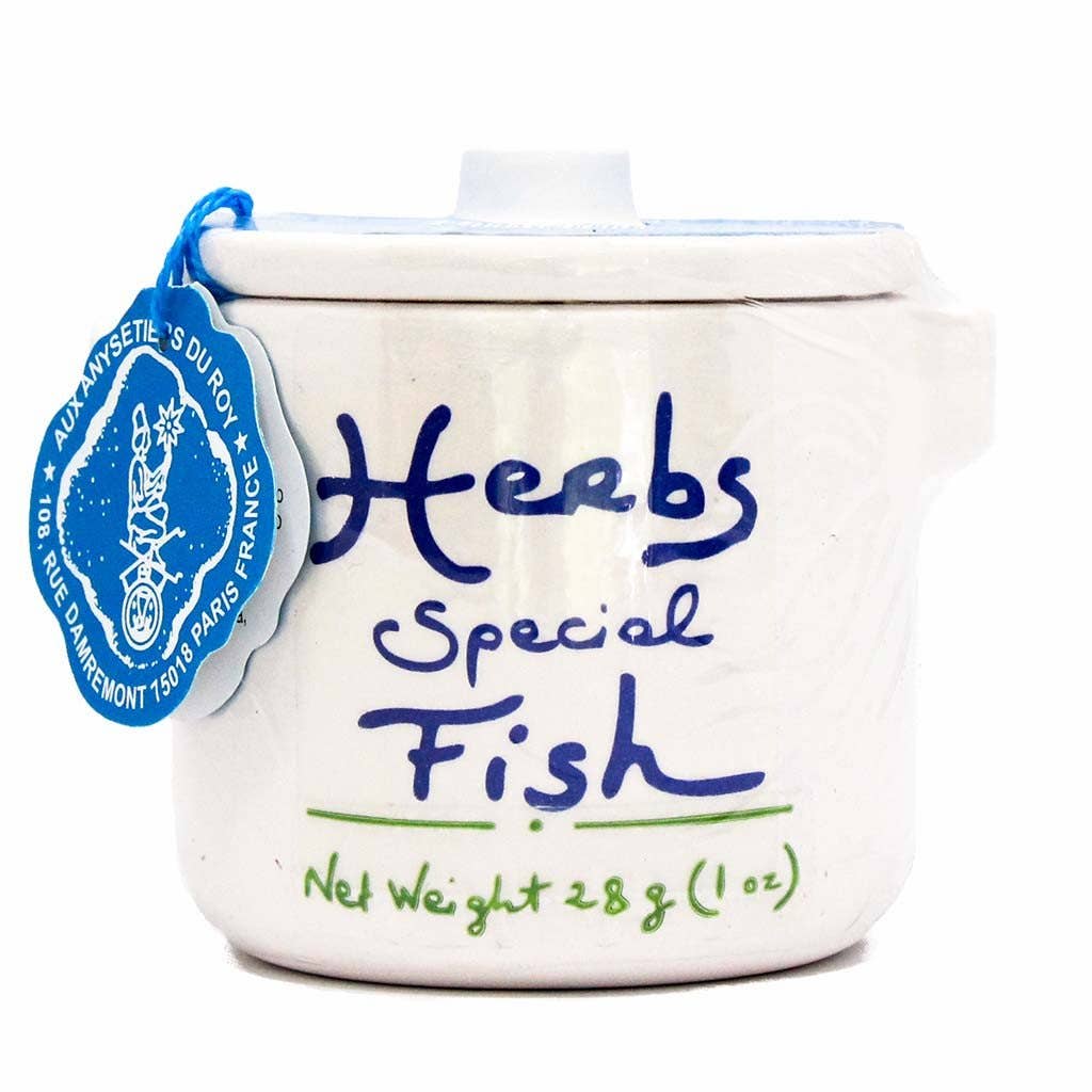 Herbs de Provence in a handmade crock