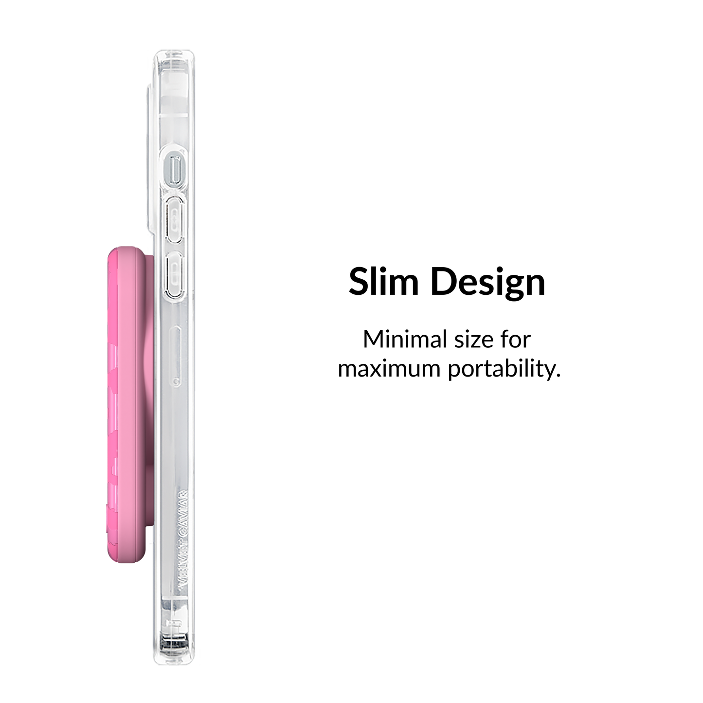 VELVET CAVIAR - Wireless Phone Charger - Hot Pink Leopard