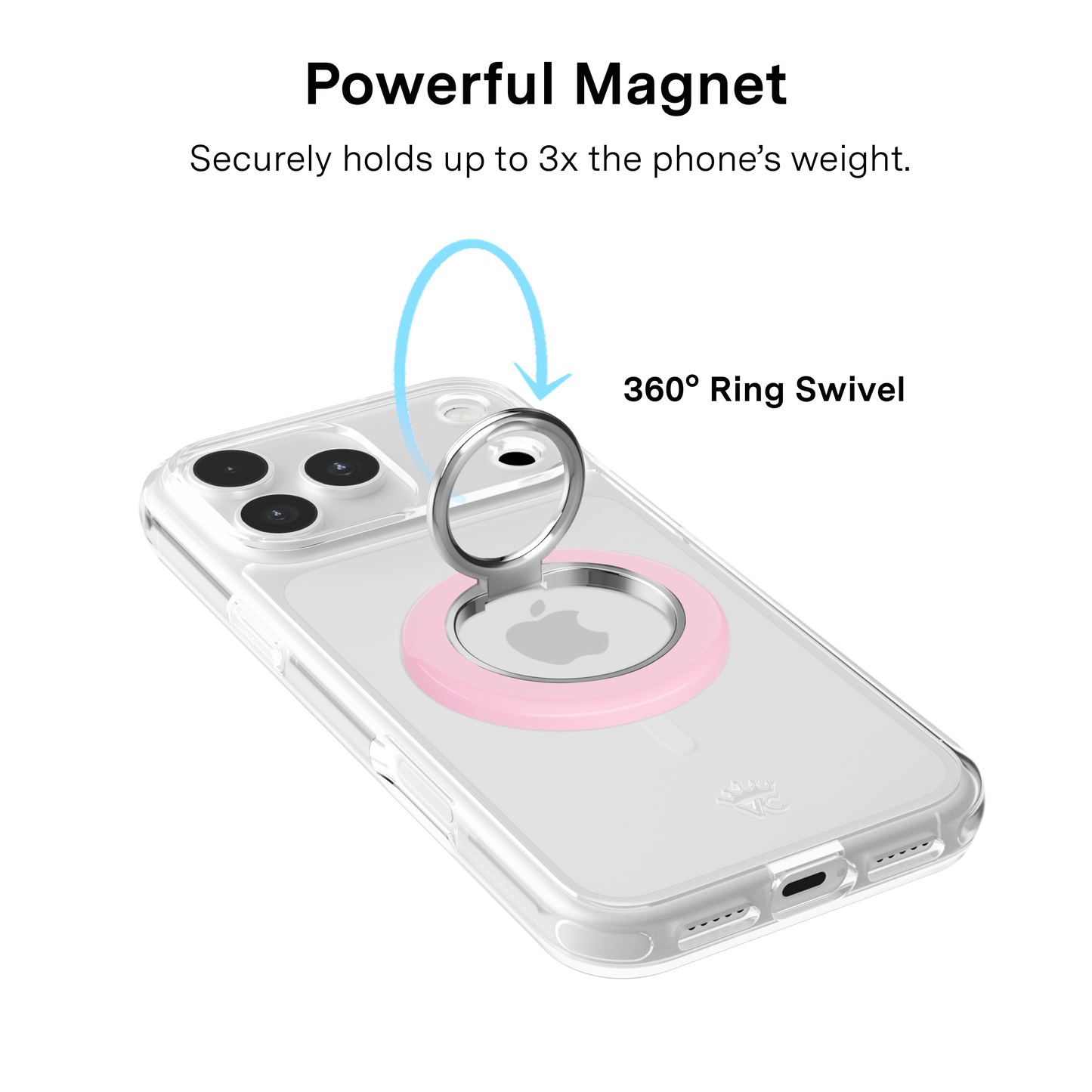 VELVET CAVIAR - Magnetic Phone Ring & Stand- Strawberry Milk