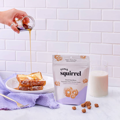 French Squirrel - French Toast Bisous: White Chocolate PB Clusters