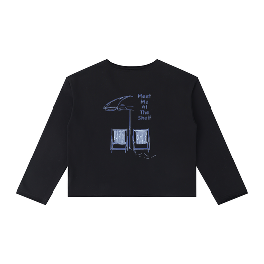 Meet Me At The Shelf Women's Long Sleeve T-Shirt