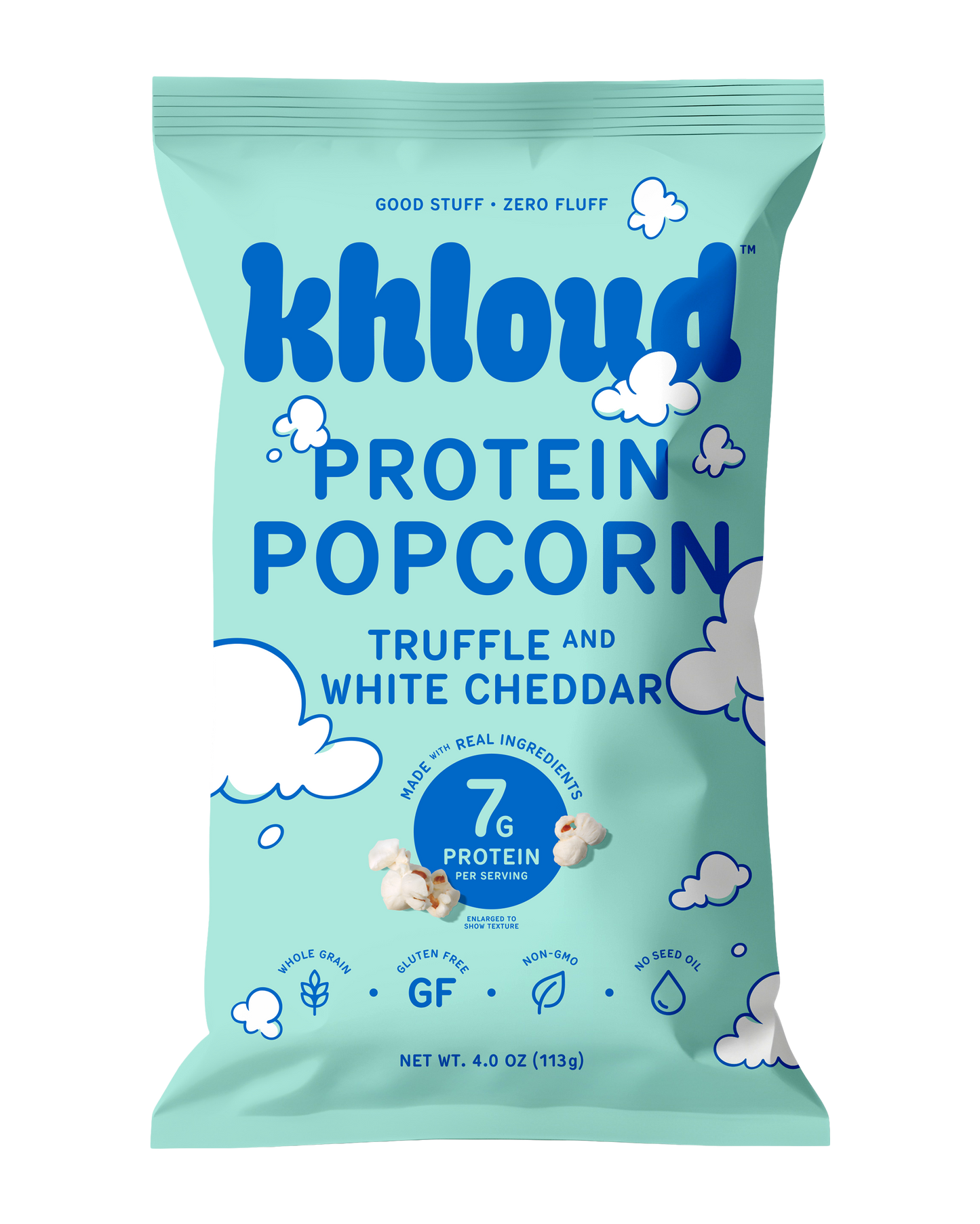 Khloud Foods - Truffle & White Cheddar Protein Popcorn