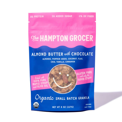 The Hampton Grocer Granola - Organic Almond Butter Chocolate Granola