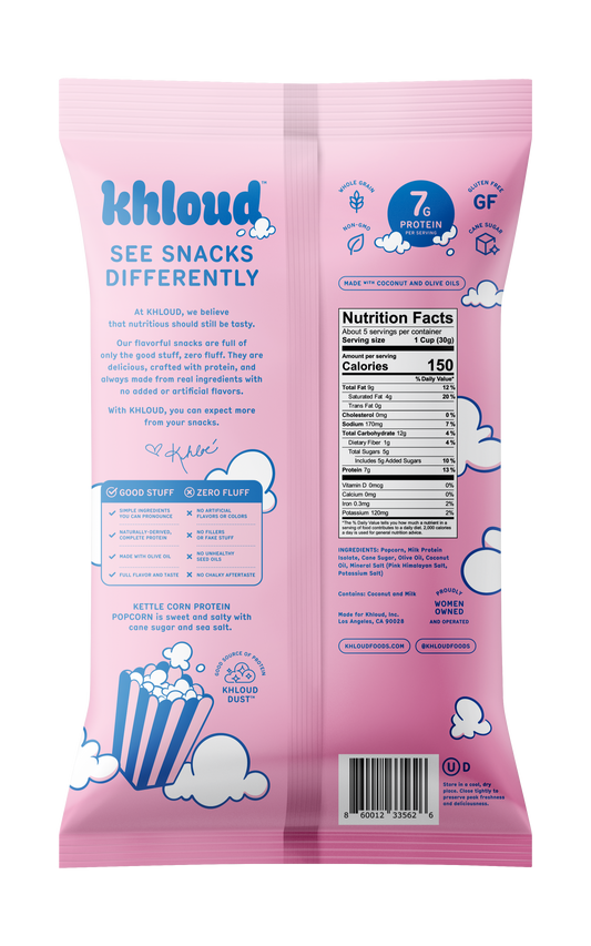Sweet & Salty Kettle Corn Protein Popcorn by Khloud Foods