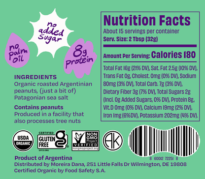 Crazy Crunchy Organic All Natural Peanut Butter by One Trick Pony