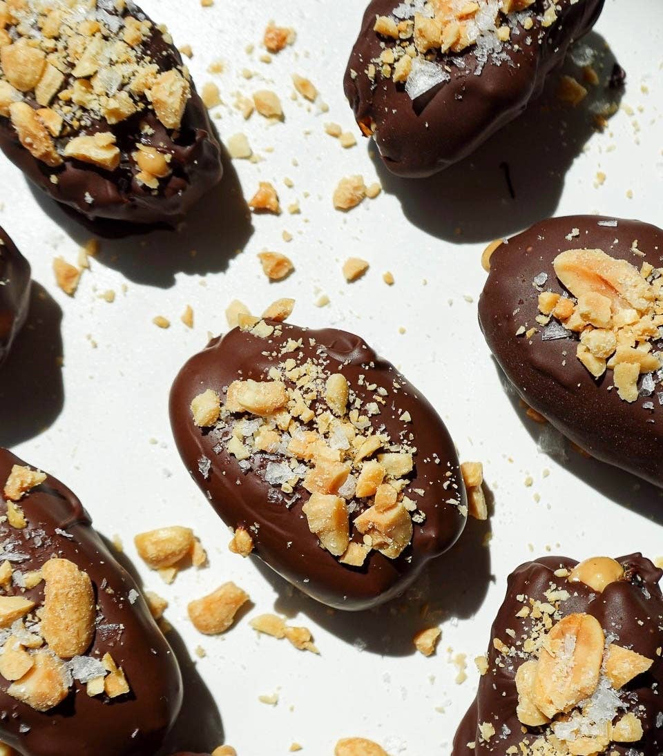 Gato Dates - Chocolate Covered Dates with Peanut Butter (3 per pouch)