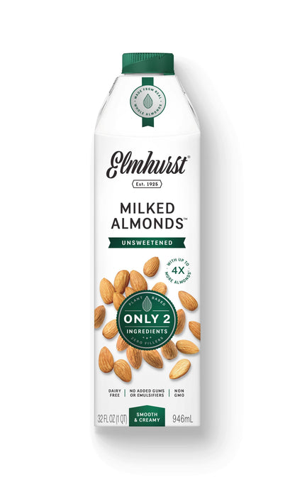 Elmhurst 1925 - Unsweetened Almond Milk, 32oz