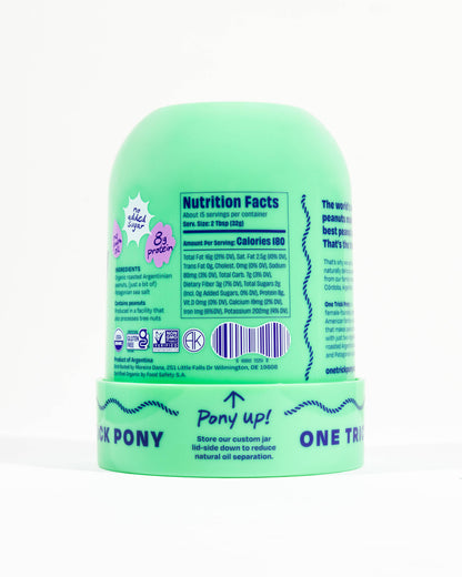 Crazy Crunchy Organic All Natural Peanut Butter by One Trick Pony