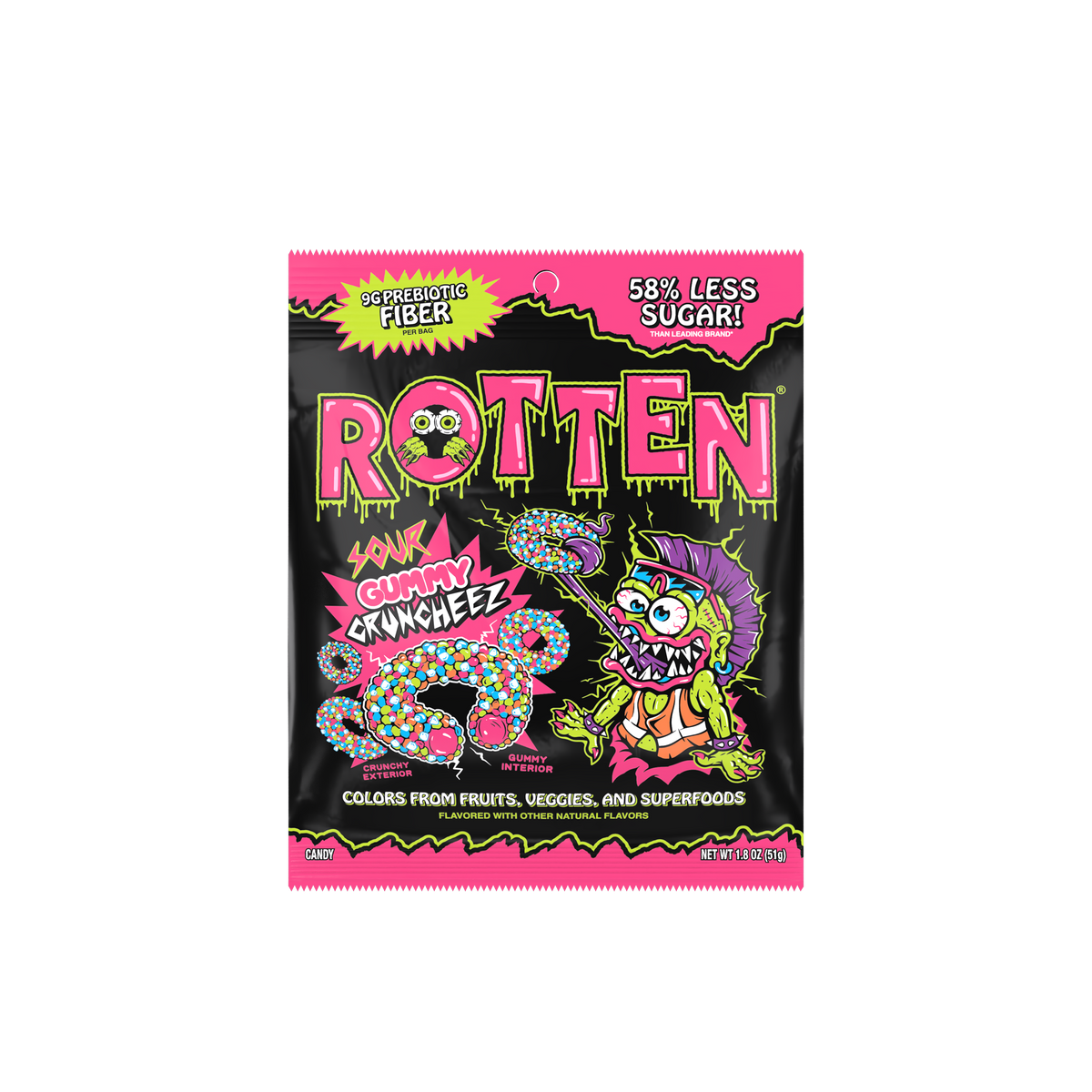 Sour Cruncheez Gummy Candy by Rotten Candy
