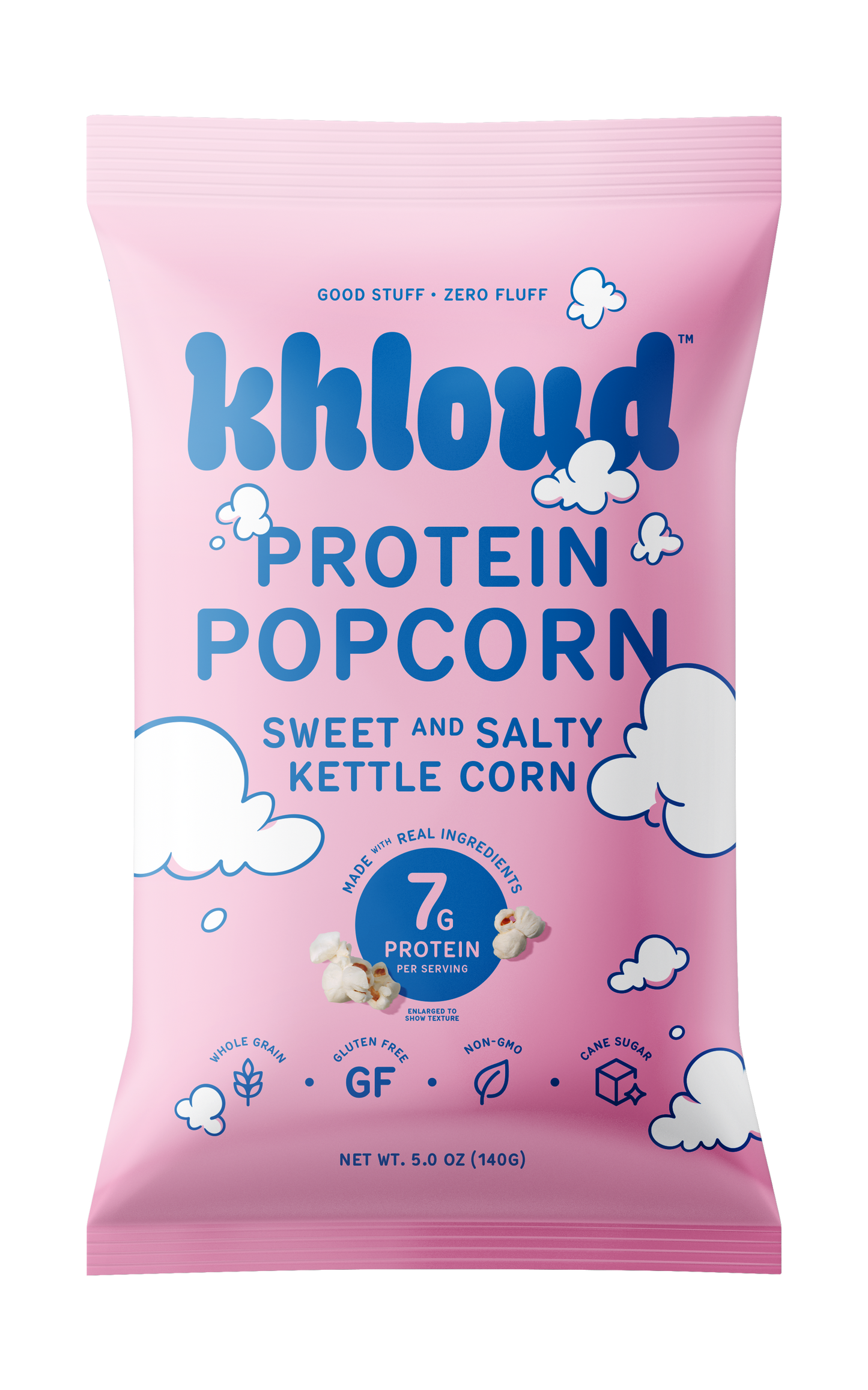 Khloud Foods - Sweet & Salty Kettle Corn Protein Popcorn, 12pk Case