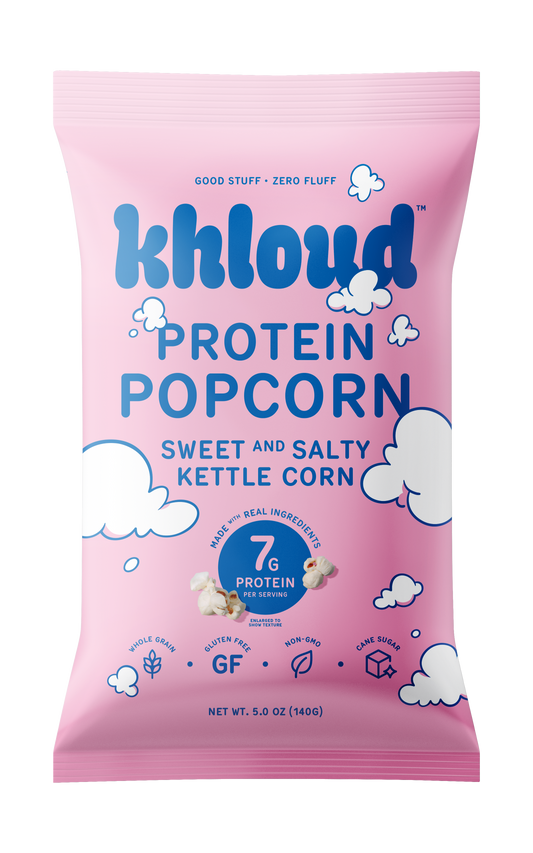 Sweet & Salty Kettle Corn Protein Popcorn by Khloud Foods