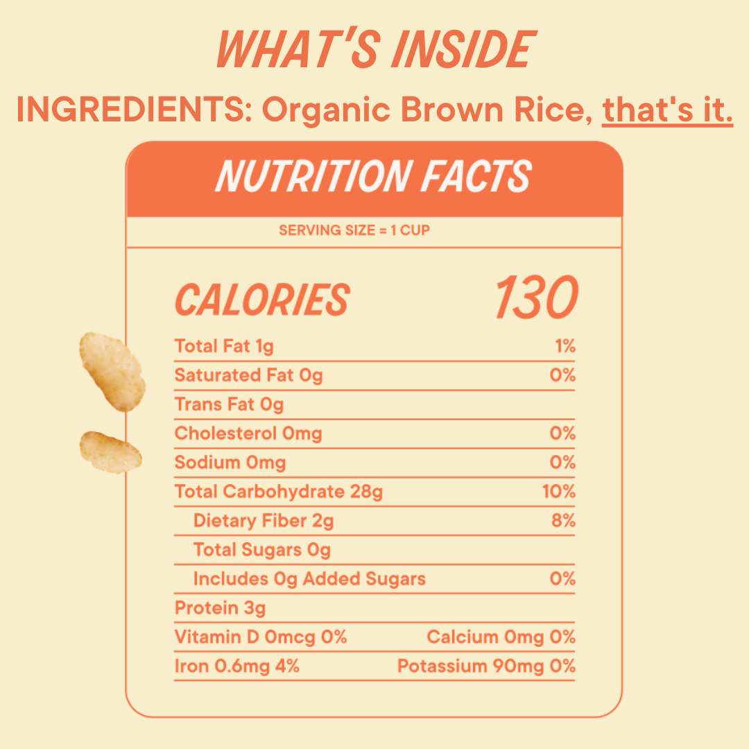 The Real Cereal Company - Organic Rice Crisps