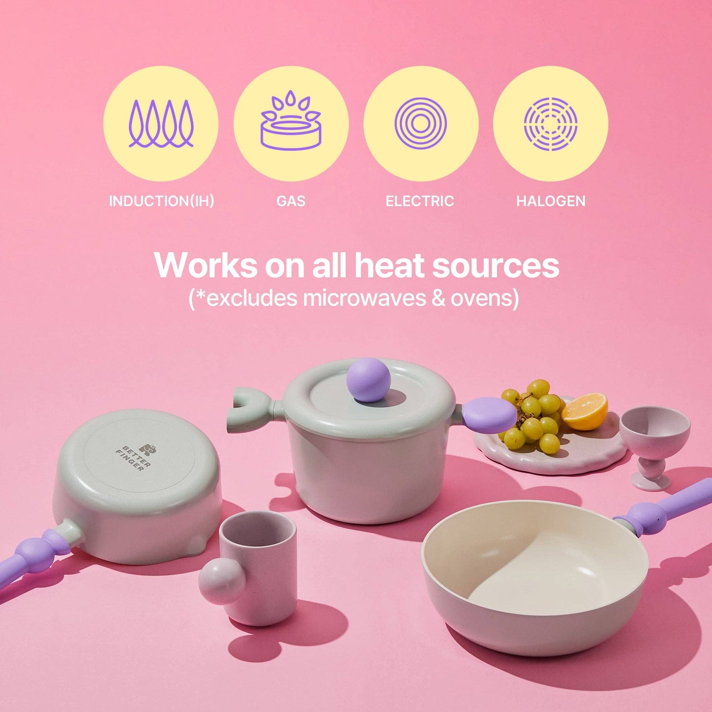 Neoflam - Better Finger 4 PCS Set