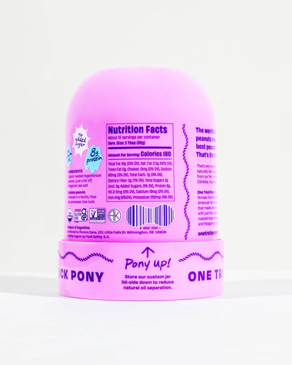 One Trick Pony - Silky Smooth Organic All Natural Peanut Butter - 16oz Jar