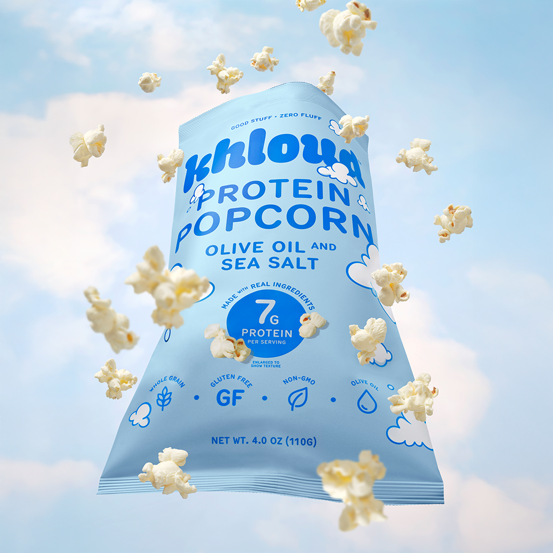 Khloud Foods - Olive Oil & Sea Salt Protein Popcorn, 12pk Case