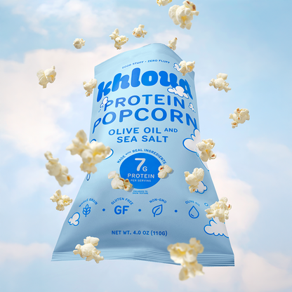 Khloud Foods - Olive Oil & Sea Salt Protein Popcorn, 12pk Case