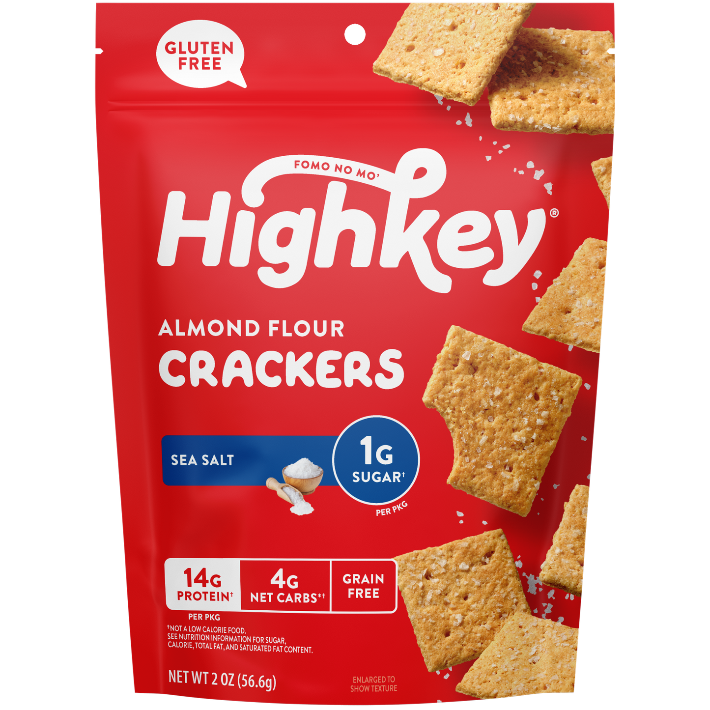 HighKey - Almond Flour Crackers: Sea Salt