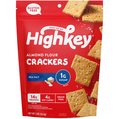 HighKey - Almond Flour Crackers: Sea Salt