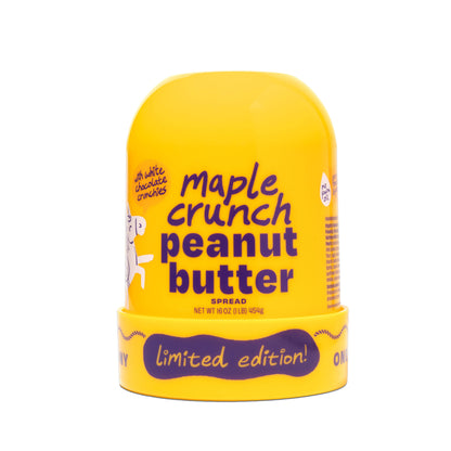 One Trick Pony Maple Crunch Peanut Butter with White Chocolate Pearls