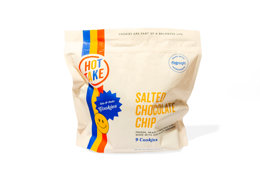 Hot Take LLC - Frozen Take and Bake Salted Chocolate Chip Cookie Dough