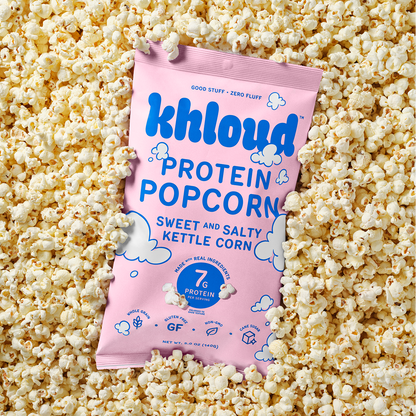 Khloud Foods - Sweet & Salty Kettle Corn Protein Popcorn, 12pk Case