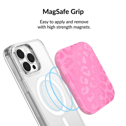 VELVET CAVIAR - Wireless Phone Charger - Hot Pink Leopard