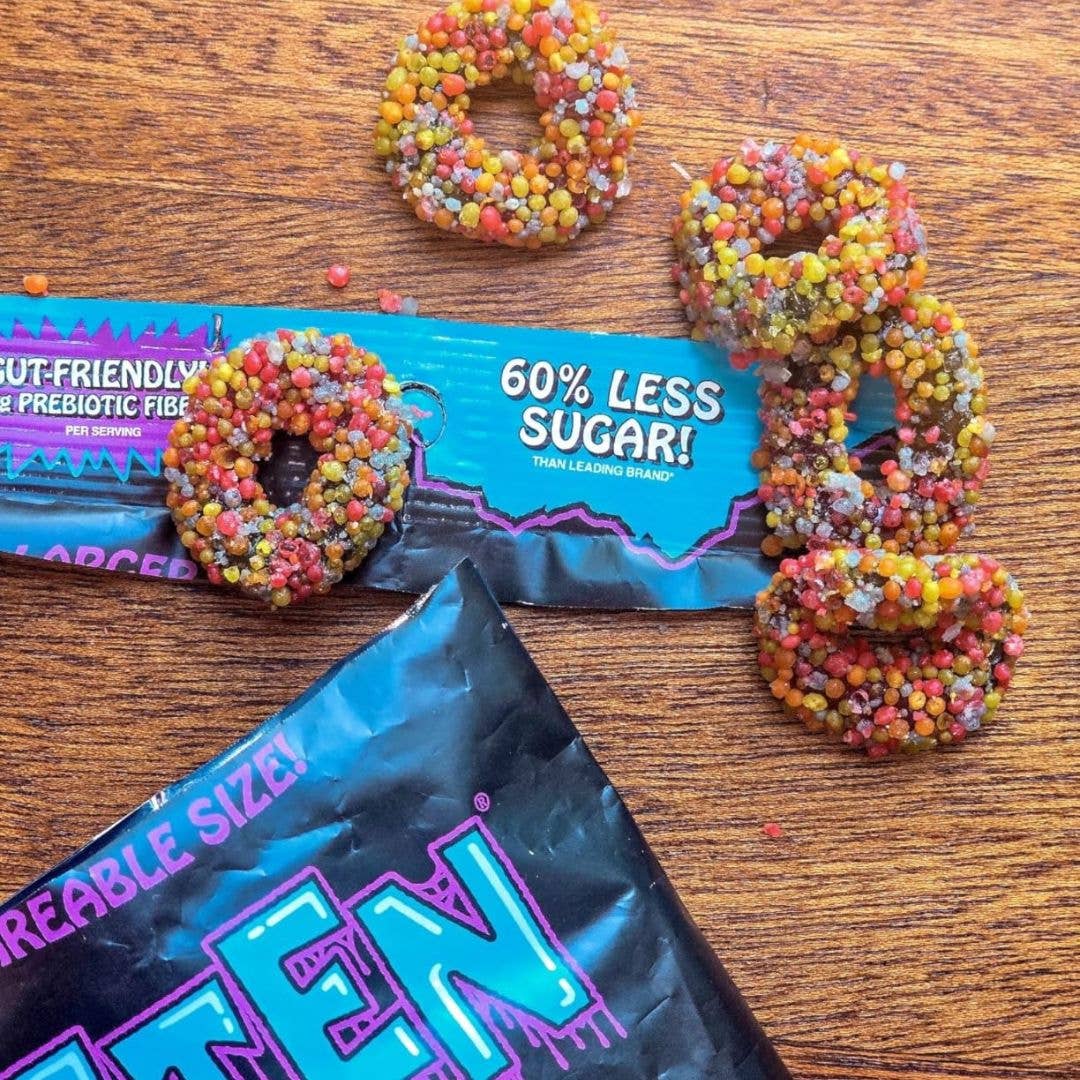 Rotten Candy - Original Cruncheez Gummy Candy: GF, Prebiotics, Low Sugar
