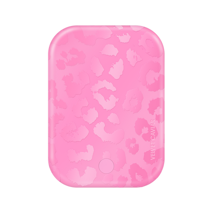 VELVET CAVIAR - Wireless Phone Charger - Hot Pink Leopard