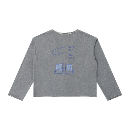 Meet Me At The Shelf Women's Long Sleeve T-Shirt