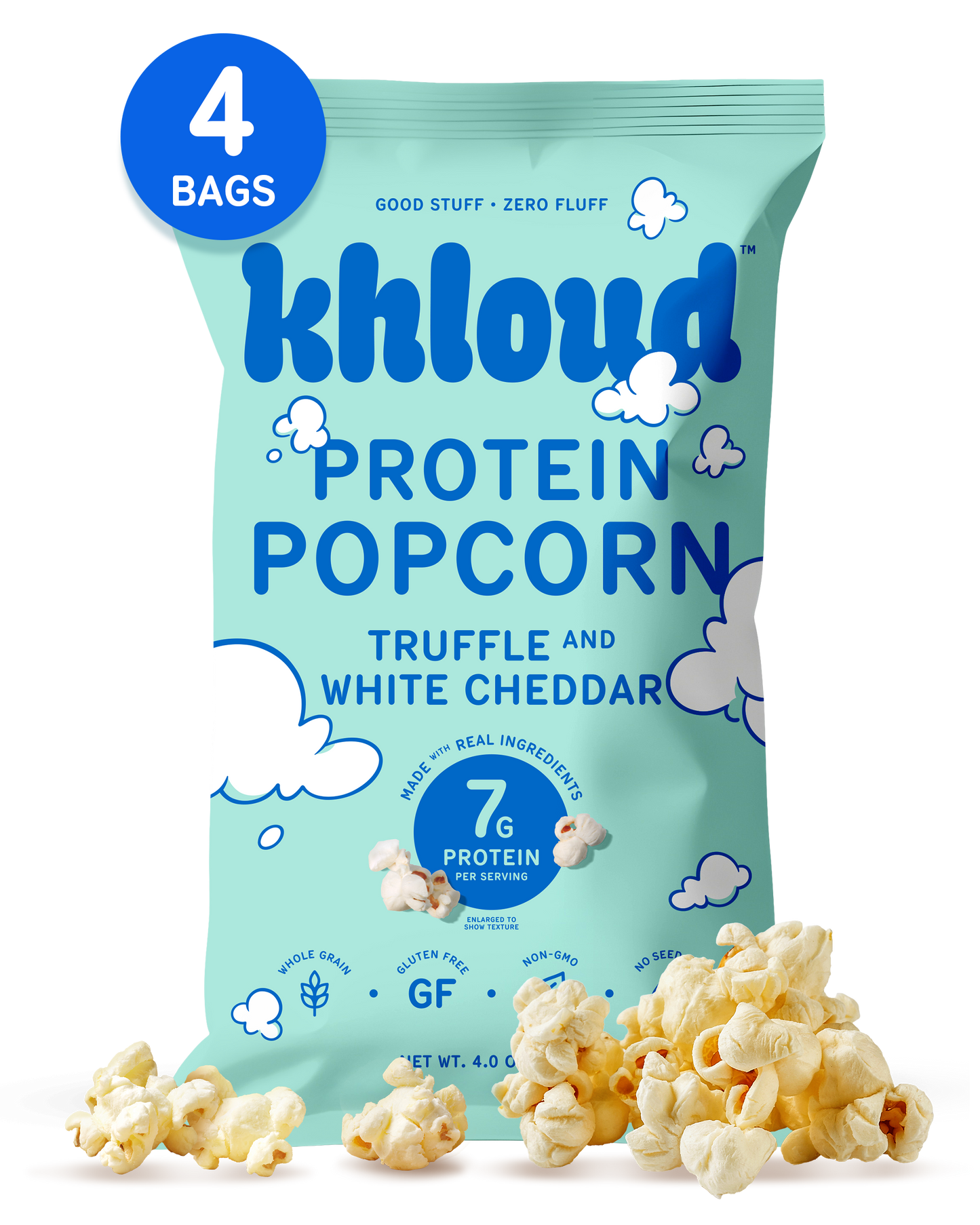 Khloud Foods - Truffle & White Cheddar Protein Popcorn