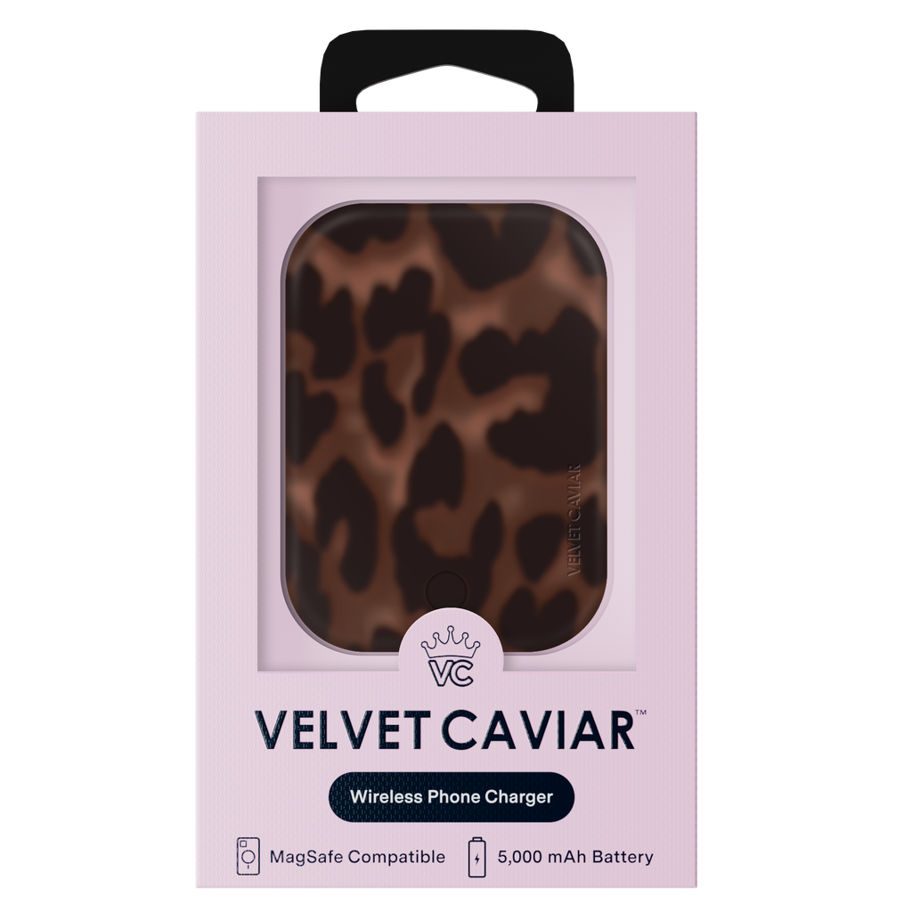 VELVET CAVIAR - Wireless Phone Charger - It Girl Leopard