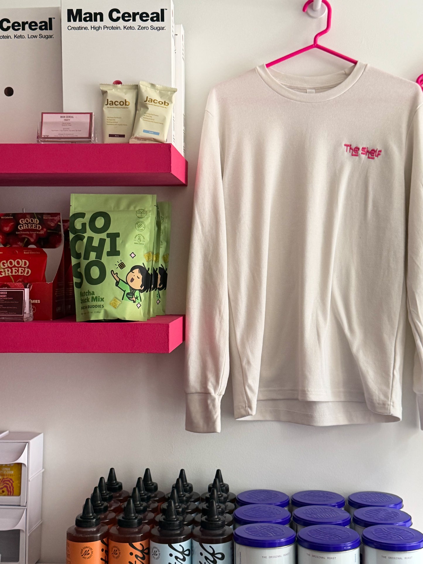 The Shelf Non Edible Waffle Thermal Tee