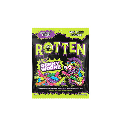 Sour Gummy Worms Candy by Rotten Candy
