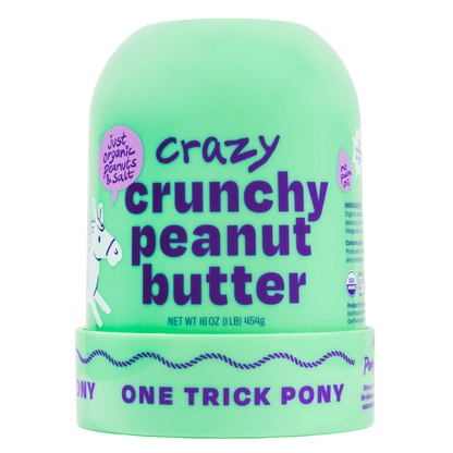 Crazy Crunchy Organic All Natural Peanut Butter by One Trick Pony