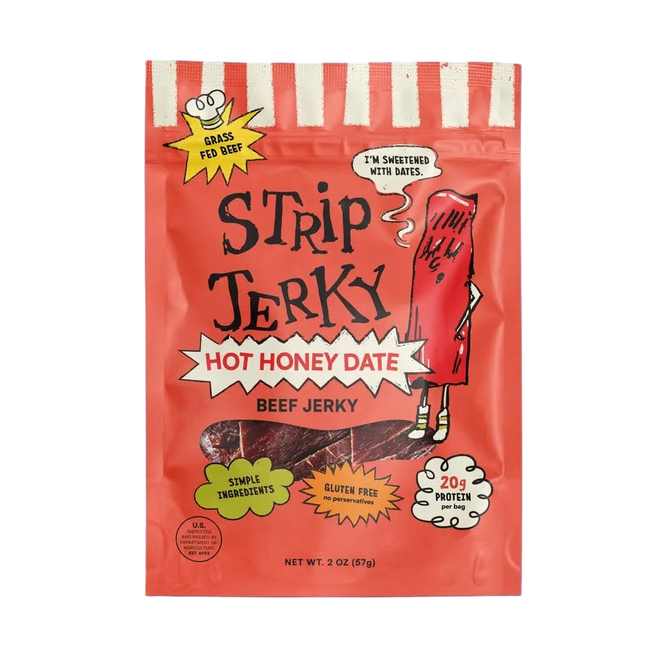 Strip Jerky - HOT HONEY DATE BEEF JERKY