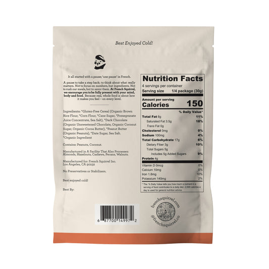French Squirrel - Bisous: Peanut Butter & Chocolate-Coated GF Cereal