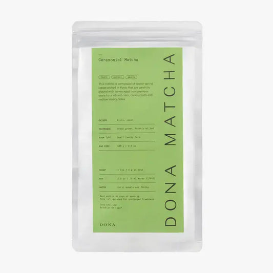DONA - 100g Bag First Flush Ceremonial Matcha