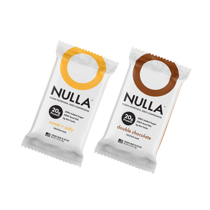 CleanForm Nutrition Nulla Protein Bar - 2 Flavors - Box of 12