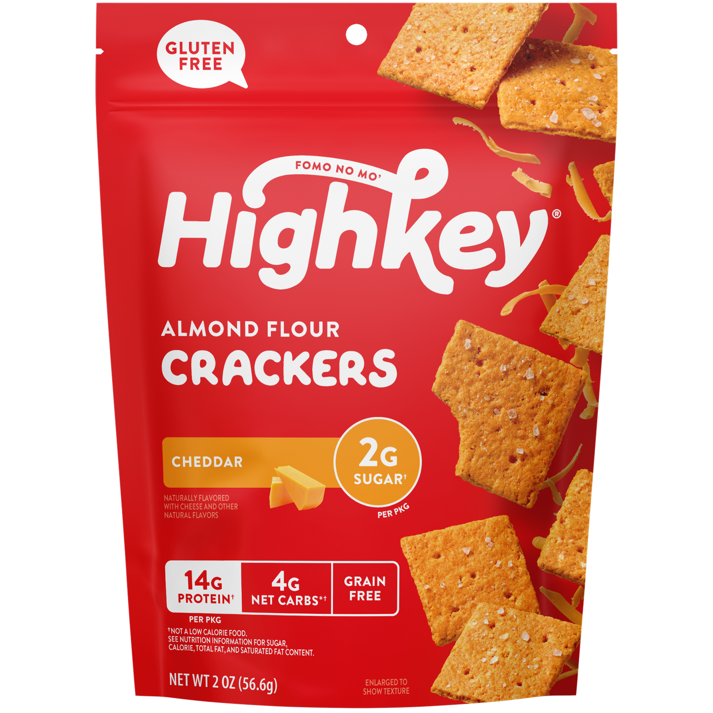HighKey - Almond Flour Crackers: Cheddar