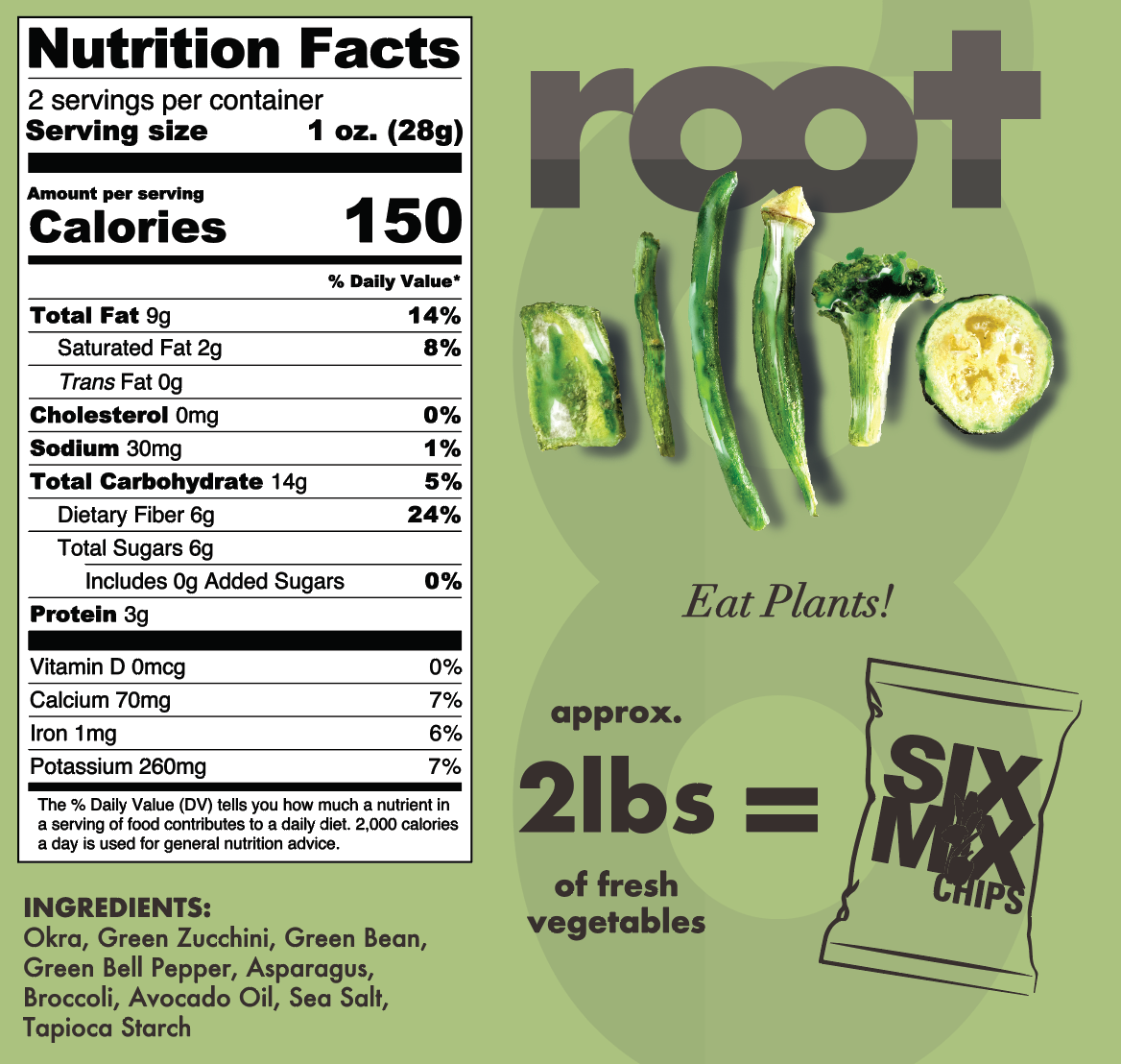 Root Foods Vegetable Chips