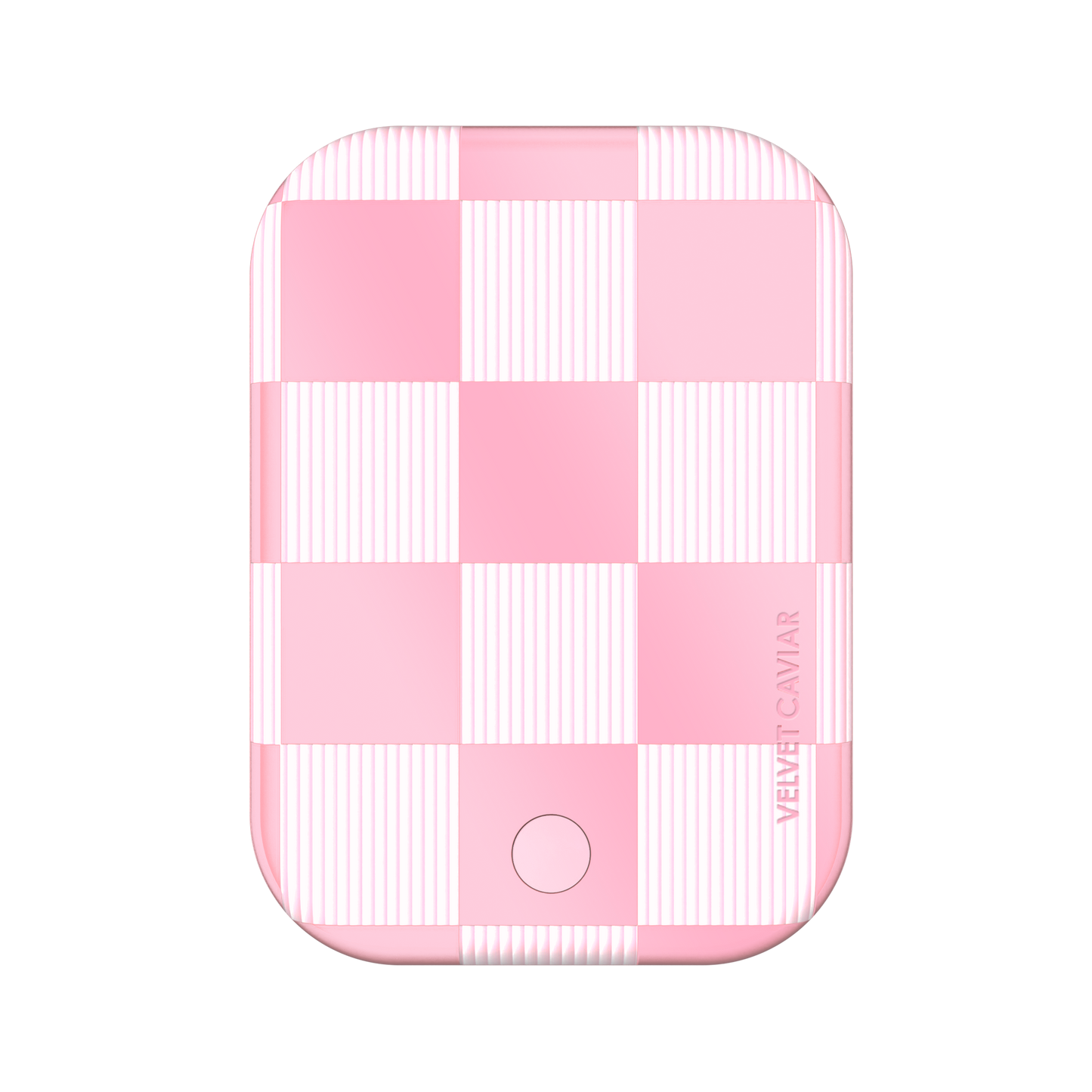 VELVET CAVIAR - Wireless Phone Charger - Pink Vibe Checkered