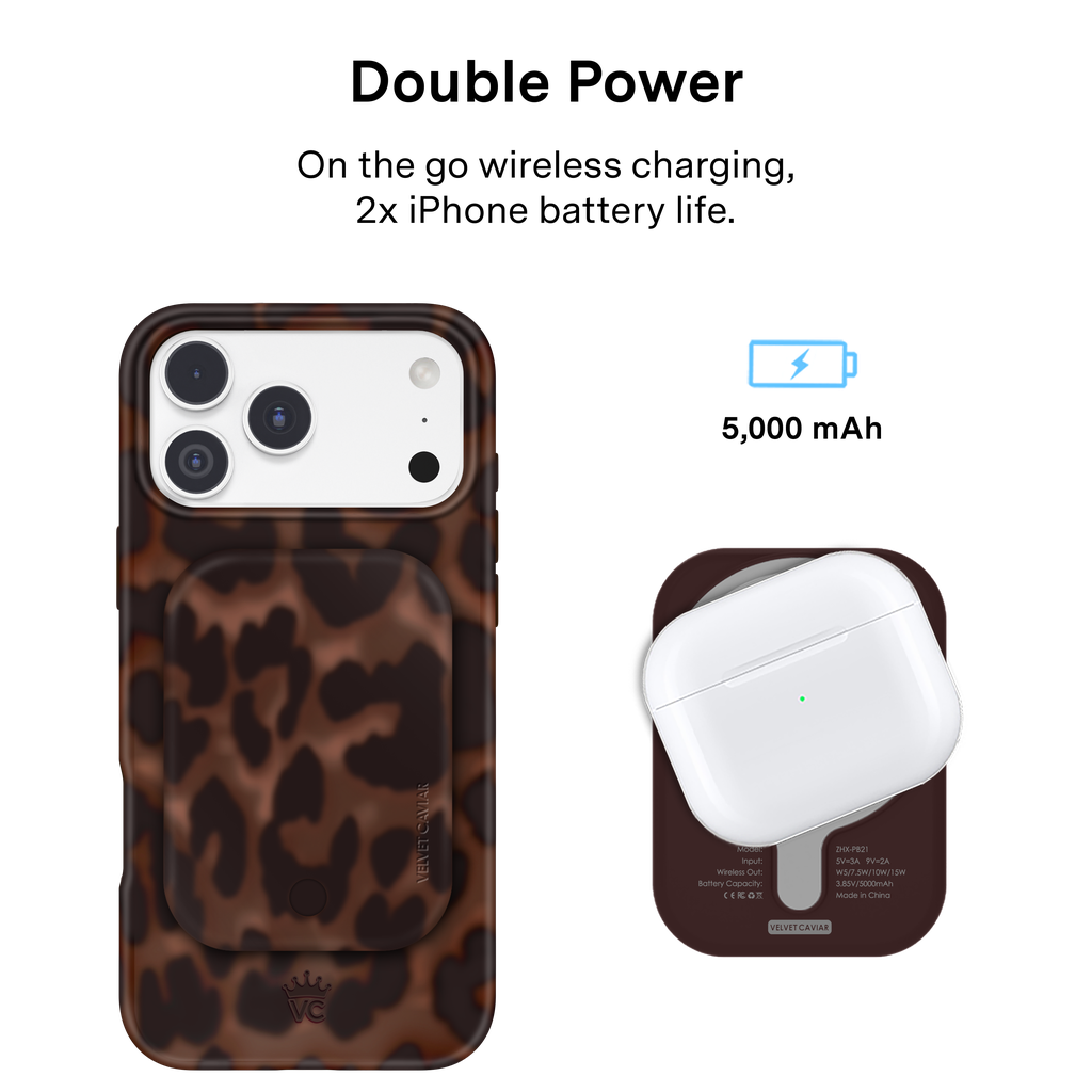 VELVET CAVIAR - Wireless Phone Charger - It Girl Leopard