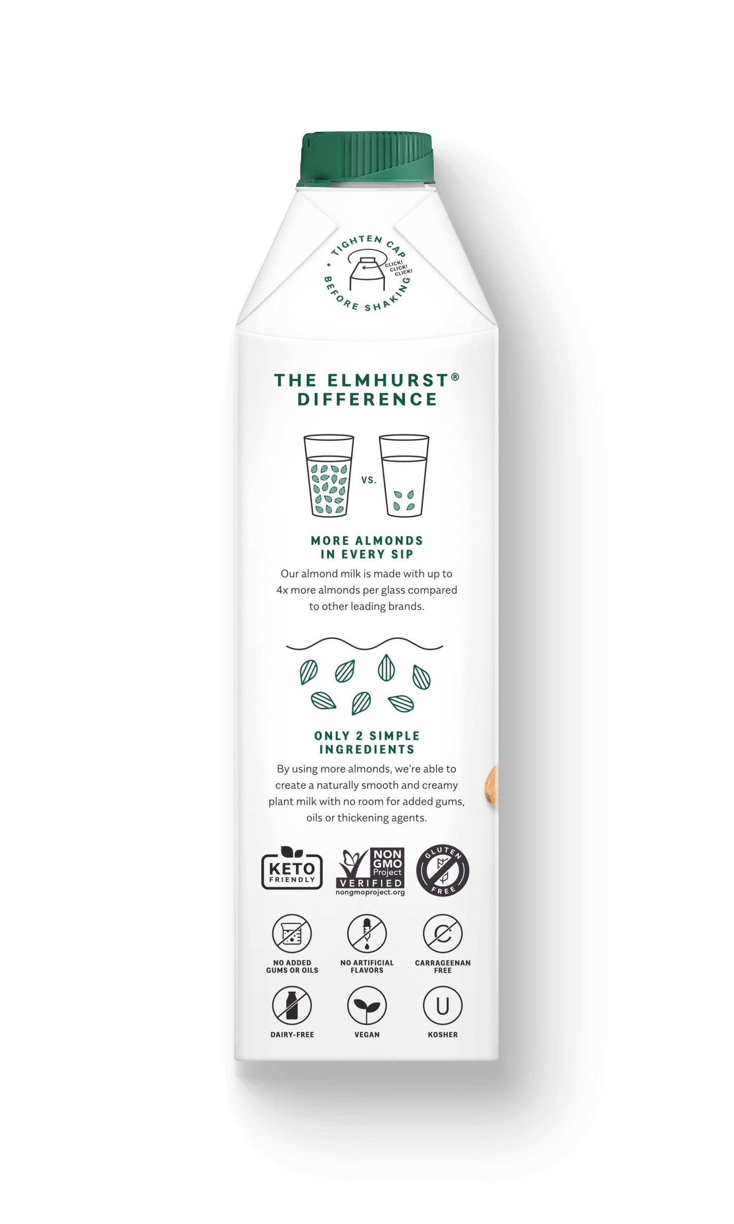 Elmhurst 1925 - Unsweetened Almond Milk, 32oz