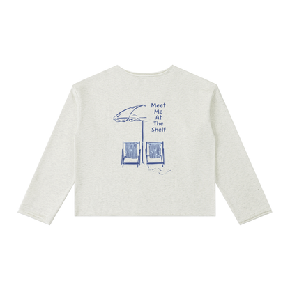 Meet Me At The Shelf Women's Long Sleeve T-Shirt