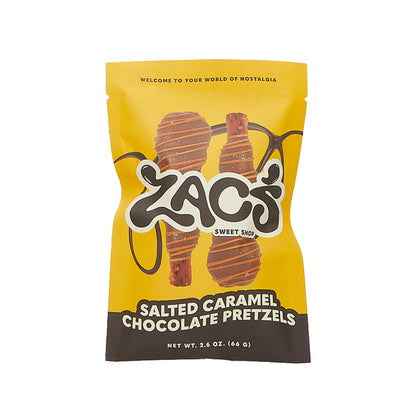 Zac's Sweet Shop - Salted Caramel Chocolate Covered Pretzels