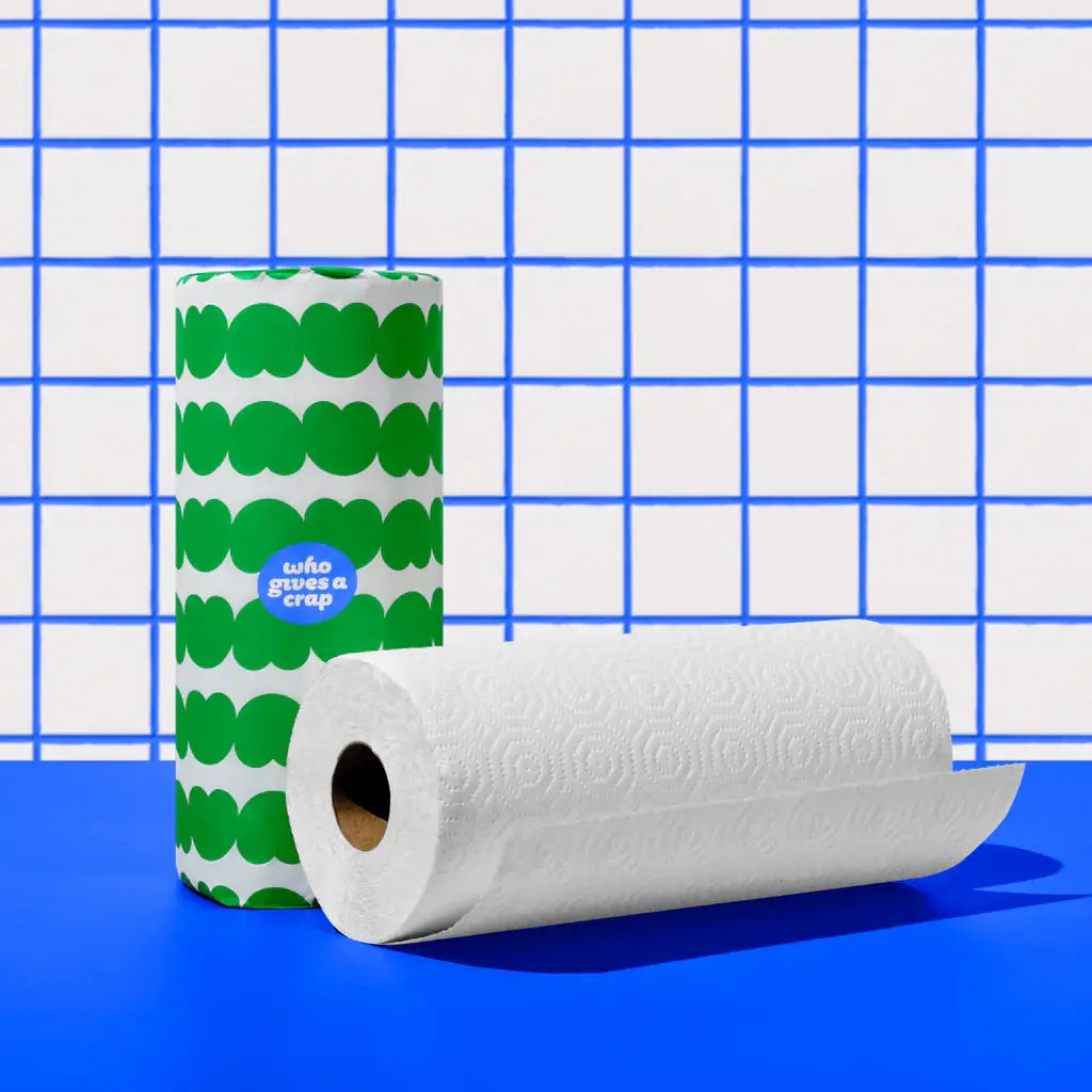 Who Gives a Crap - 100% Recycled Paper Towels - 6 Rolls