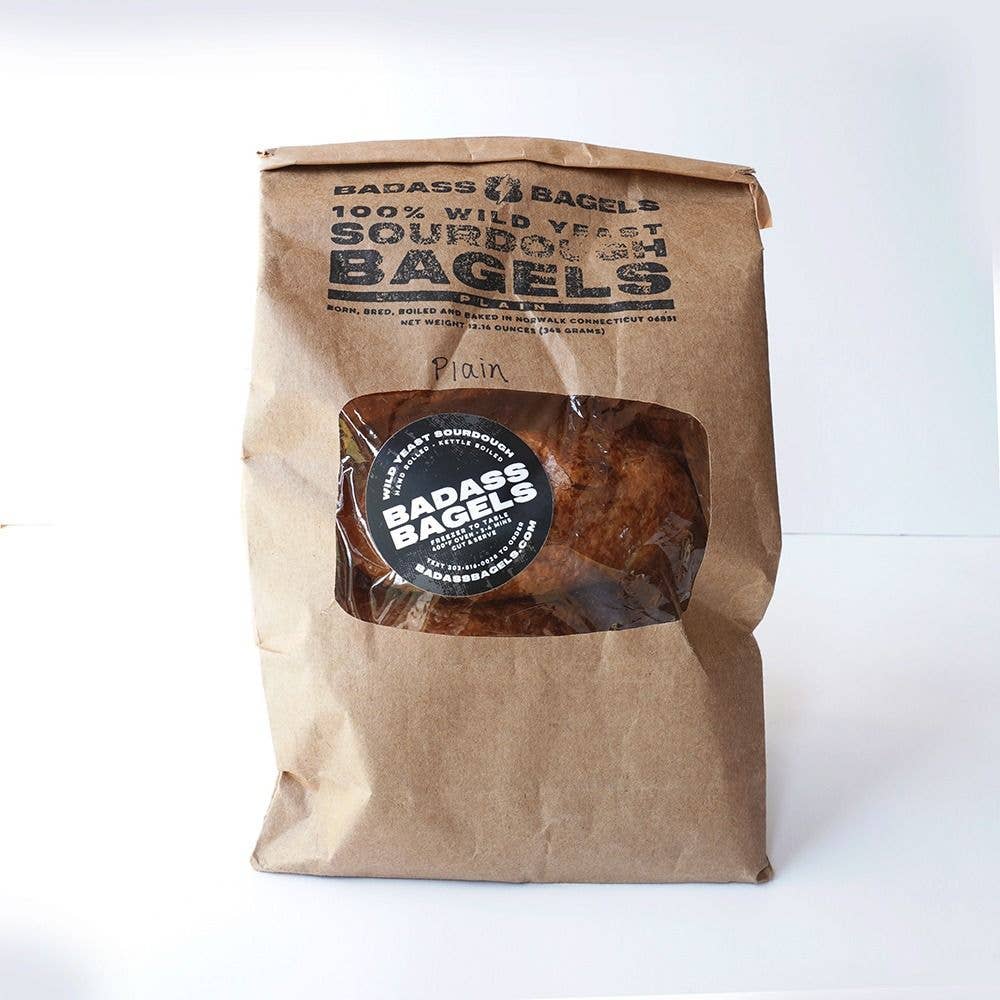 Badass Bagels - Sourdough Bagels, 3 pack (FROZEN)