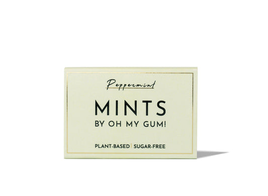 Aspartame-free Peppermint Mints by OH MY GUM!