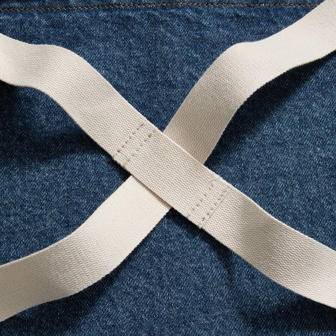 Hedley & Bennett - The Crossback Denim Apron - Georgia Blue Denim