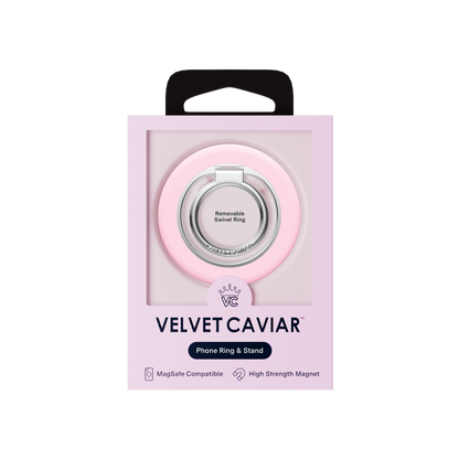 VELVET CAVIAR - Magnetic Phone Ring & Stand- Strawberry Milk
